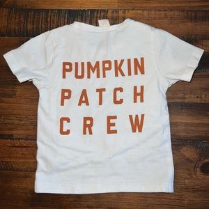 Pumpkin Patch Crew Tee Shirt Top Fall